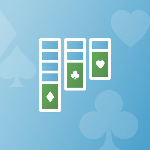 Klassisches Solitaire: Ordne die Karten strategisch nach Farben und räume das Feld ab.